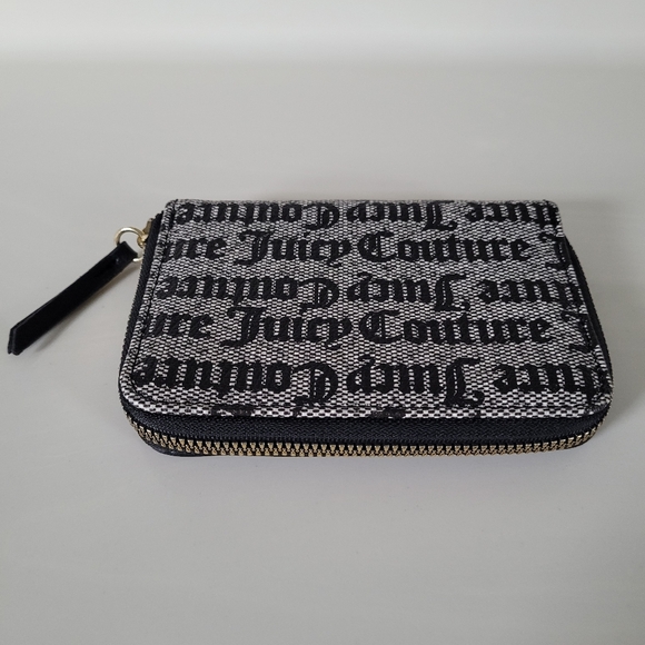 JUICY COUTURE WALLET FAUX LEATHER ZIP AROUND SMALL CLUTCH - Picture 5 of 12